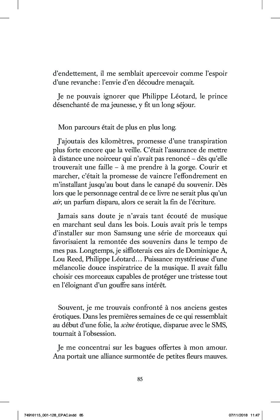 Bonnes Feuilles Basse P85