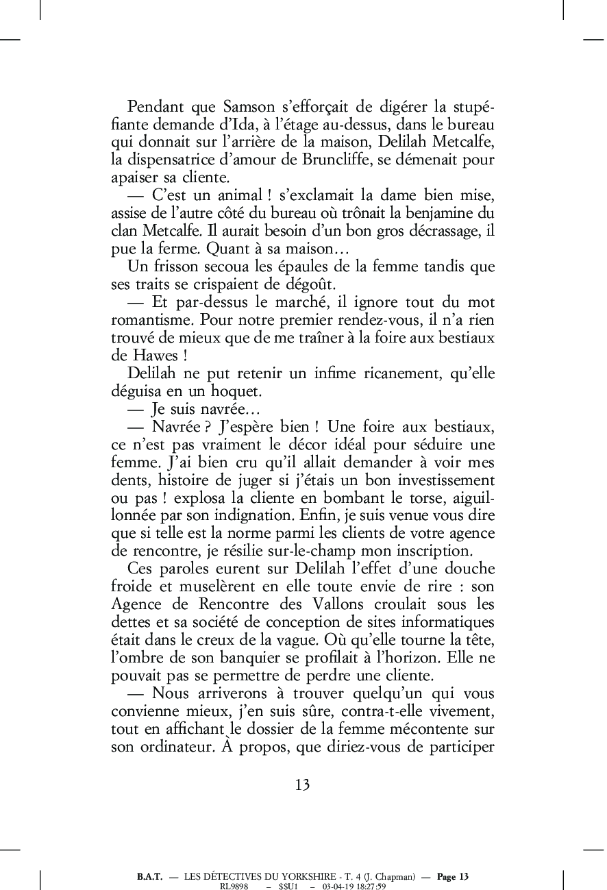 Bonnes Feuilles Basse P15