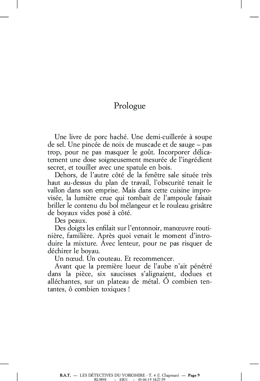 Bonnes Feuilles Basse Avant Propos